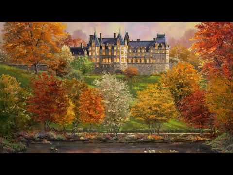 Thomas Kinkade Art for Your TV NO MUSIC 8 Hours Long Autumn In Baltimore