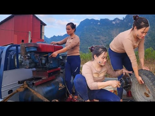 Thoa Single Girl-Genius girl fixes a broken car for her neighbor