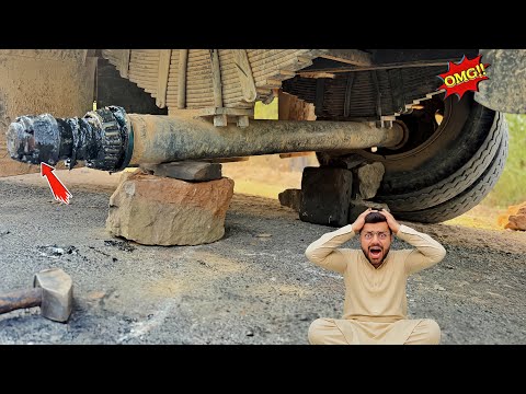 😱Unbelievable Breakdown! trolley Loses Both Tires & Bearings — Roadside Mechanic Fixes It Perfectly