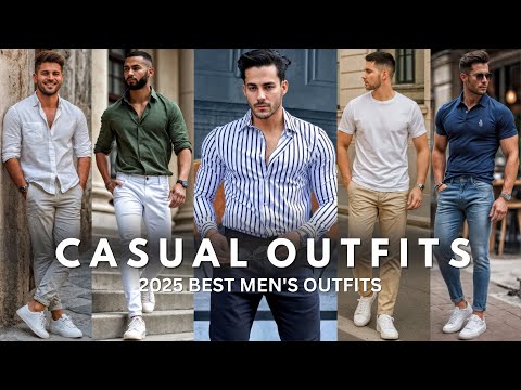 Casual Outfits For Men | Best Men's Fashion Ideas 2025 | Summer Outfits For Men