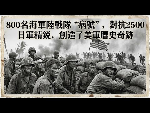 800名海軍陸戰隊“病號”,對抗2500日軍精銳,創造了美軍曆史奇跡。