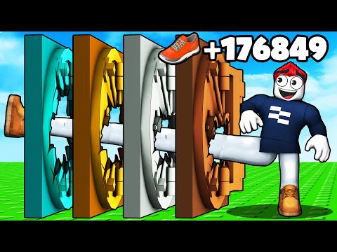 Ich trete mich bis zum Bank Tresor