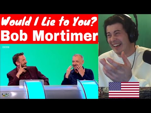 American Reacts Does Bob Mortimer perform his own dentistry? - Would I Lie to You?