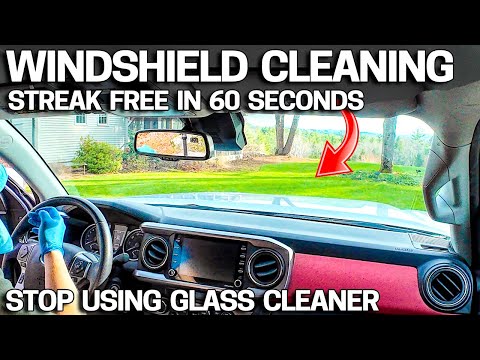 A Ridiculously Easy Way to Clean the INSIDE of Your Windshield (NO Haze or Streaks)