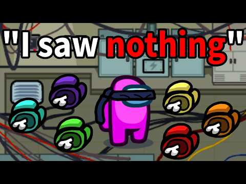 I Played Among Us Blindfolded