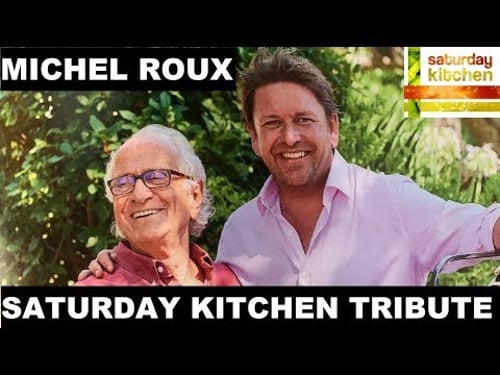 MICHEL ROUX TRIBUTE ON SATURDAY KITCHEN LIVE (EGG CHALLENGE MICHEL ROUX & ALAIN ROUX)