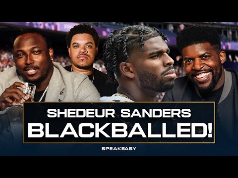 "THEY HATE HIM BECAUSE HE'S BLACK!" Acho and Shady get HEATED talking Shedeur Sanders | SPEAKEASY