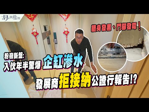 🔥粉嶺新盤: 入伙年半驚爆企缸滲水🔥牆身發黑、門腳發霉❗️發展商拒接納公證行報告⁉️|One Innovale|胡‧說樓市