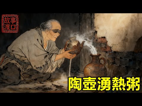 瞎眼老翁被兒子扔去破廟等死,寒夜凍僵時摸到牆縫裡的陶壺,壺中竟不斷湧出熱粥!兒子偷壺賣錢反被粥燙爛手,村民跪喊“老神仙顯靈”!【故事渡口】#民間故事 #爲人處世 #故事分享