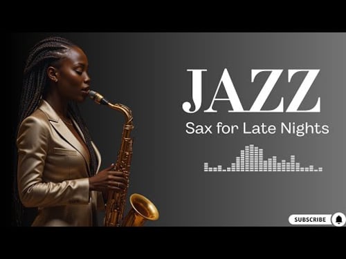 Midnight Glass Jazz 🕯️ | Soft Reflective Sax for Quiet Nights