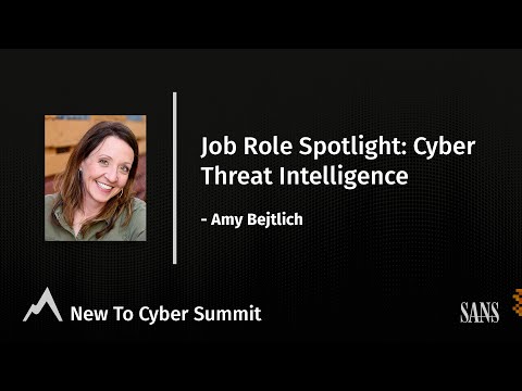 Job Role Spotlight: Cyber Threat Intelligence