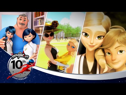 LADY BUG AND CAT SUPER | 🔝 FAMILY 🐞 | Top 10 Moments | 10th Anniversary 💫