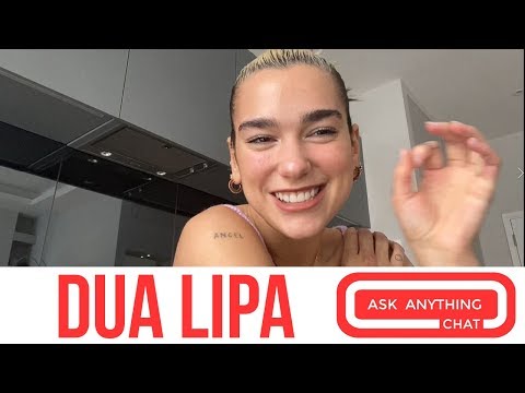 At Home With Dua Lipa & Her ANGEL Tattoo