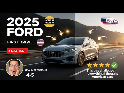 2025 New Ford First Drive Review – First Impressions from the USA!