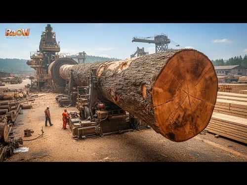 Inside America’s Most Advanced Hardwood Sawmill | Turning Millions of Board Feet Into Perfect Lumber