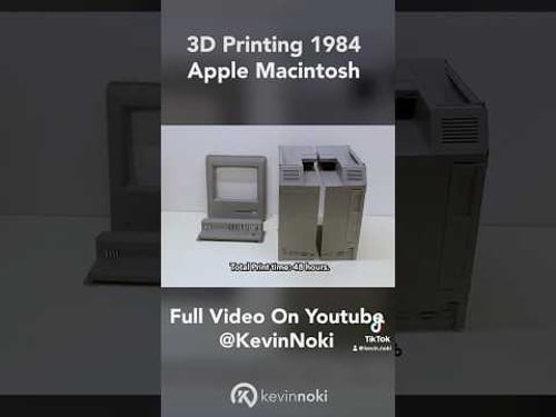 3D Printed 1980s Macintosh
