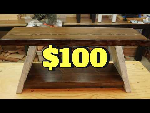 Turn a 2x10 into $100 with this Simple Bench!
