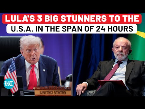 On Cam: Brazil's Lula Delivers 3 Shockers To Trump In 24 Hours| Tariffs| Brics | Trade| Caribbean