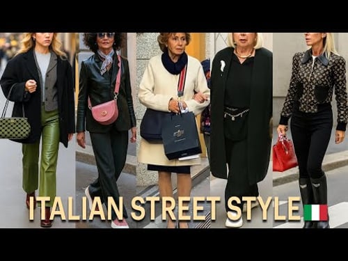 CHIC STREETS OF MILAN 🍂 TRENDY LUXURY OUTFITS LOOKS | ITALY AUTUMN FASHION INSPIRATION