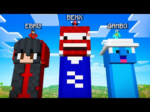 Benx Turm gegen Ebru Turm gegen Gambo Turm! (Minecraft)