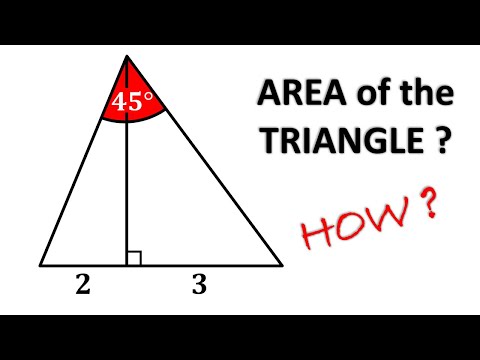 Solve This Geometry Puzzle: What’s the Area of This Triangle?