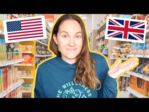 7 Ways British and American SUPERMARKETS are Very Different