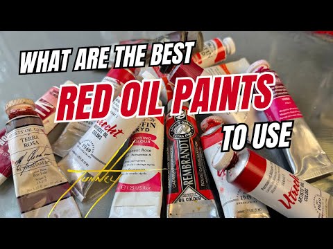 Why these are the Best Red Paints for Artists #paintingtutorials #arttutorial #arttechniques