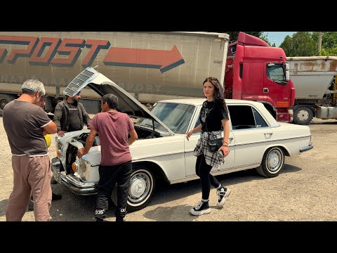 С БАНДОЙ ГРУЗИН оживляем Mercedes чтоб я смогла вывезти его в Россию