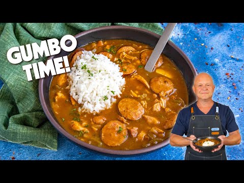 Louisiana-Style Cajun Chicken & Sausage Gumbo (The BEST Gumbo Recipe!)