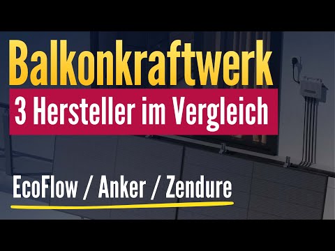 Which storage system is best for a balcony power station? (EcoFlow UltraX 3.8 kWh, Anker SOLIX, Z...