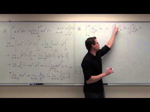Calculus 2 Lecture 7.6: Improper Integrals