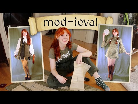 Sewing Two "Mod-ieval" Dresses! (get it? heh heh)