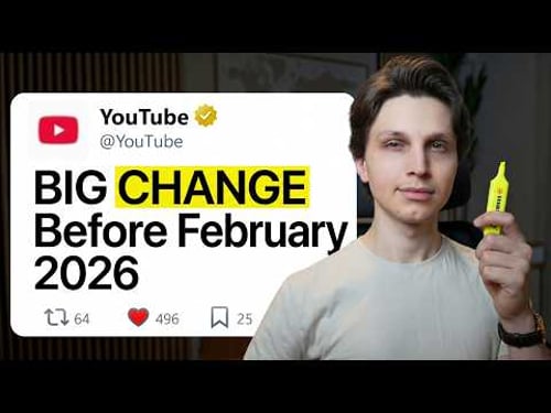 YouTube is Changing in 2026 (Do THIS Before February)