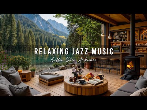 Jazz Relaxing Music ~ Cozy Coffee Shop Ambience β Smooth Jazz Music & Rain Sounds for Work, Study