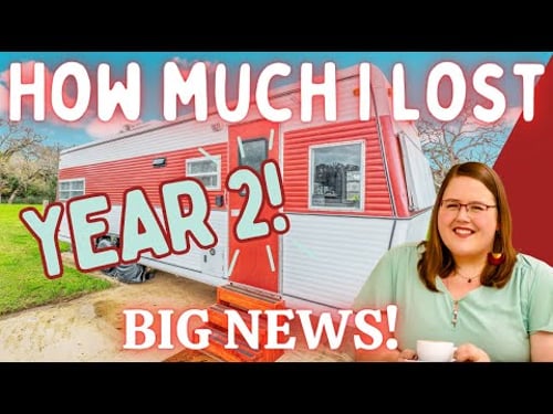 How much I made and lost with my vintage camper AirBnB after TWO YEARS! (+ a big decision!)