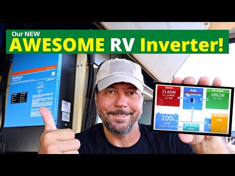 🔋⚡️🔌 RV Inverter Upgrade! (Victron Multiplus II 12V 2x120 and CerboGX!) (Full Time RV Life)