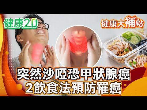 電器、家具暗藏環境荷爾蒙 讓甲狀腺癌找上你!聲音突然沙啞、氣音 恐甲狀腺出問題!地中海+彩虹飲食預防罹癌!【#健康大補帖】健康2.0 #鄭凱云 #陳欣湄 #韋汝