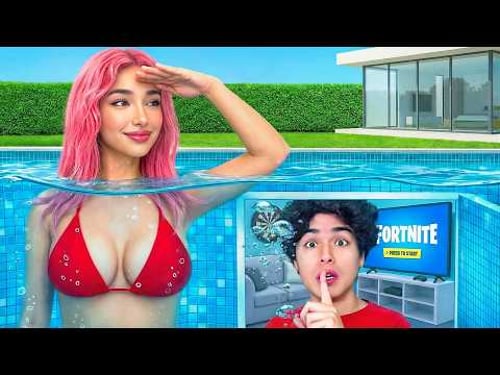 I Built 67 Secret Rooms In One Color!