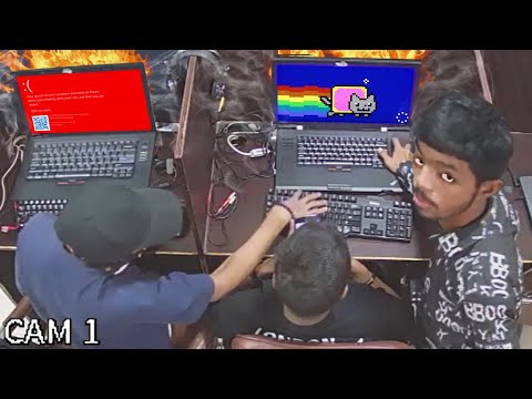 Destroying SCAMMER Computers Live On CCTV!