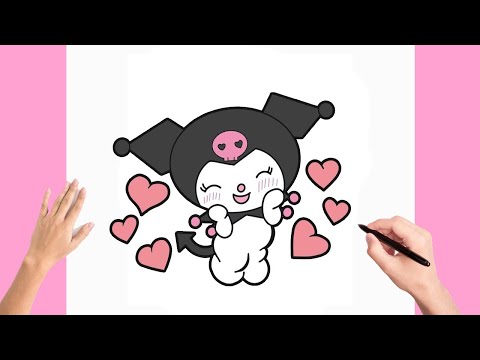 Cute Easy Kuromi Drawing - How to Draw Kuromi