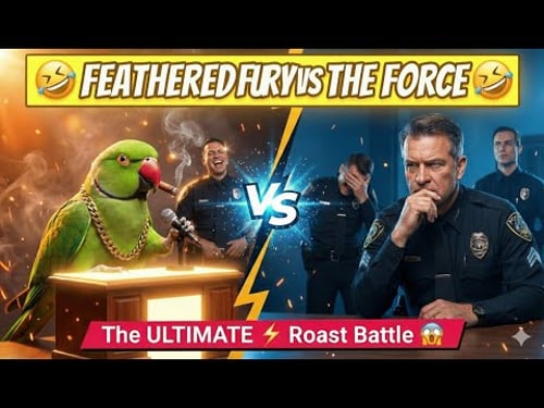 Parrot ne Police Chief ki bolti band kar di! ๐ | The Ultimate Roast Battle