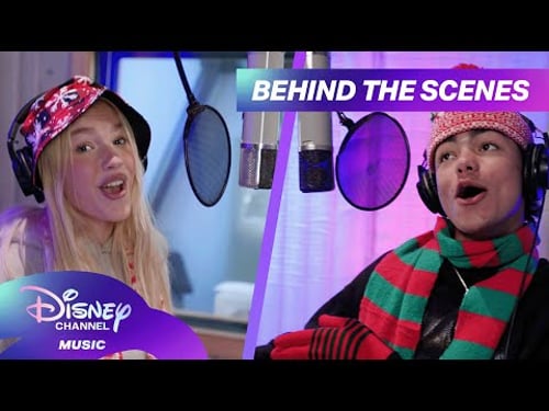 Malachi Barton & Freya Skye Record “Snow Angels”!❄️👼 | Behind the Scenes | @disneychannelmusic