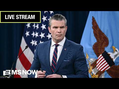LIVE: Defense Sec. Hegseth holds briefing on Iran