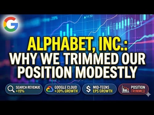 Alphabet, Inc.: Why We Trimmed Our Position Modestly