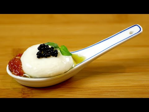 КАПРИЙСКИЙ САЛАТ. Молекулярная кулинария. Обратная сферификация.