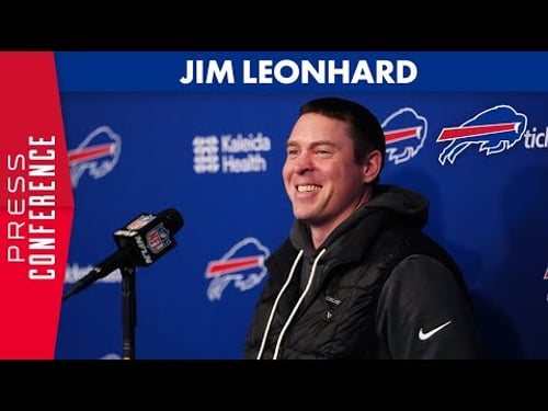 Jim Leonhard Introductory Press Conference | Buffalo Bills