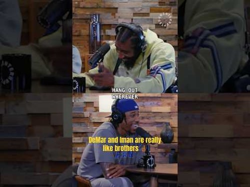 DeMar DeRozan and Iman Shumpert been cool for a minute! #demarderozan #iman #nba #shorts