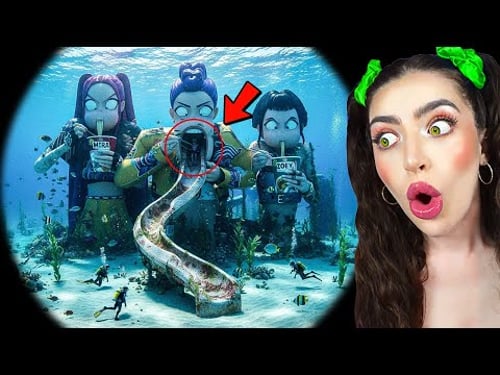INVESTIGATING Huntrix Secret UNDERWATER PARK! (Kpop Demon Hunters)