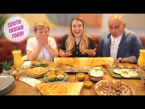 My ITALIAN PARENTS try SOUTH INDIAN FOOD for the FIRST TIME!