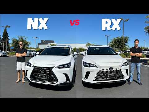 Lexus NX350 2026 vs Lexus RX350 2025
